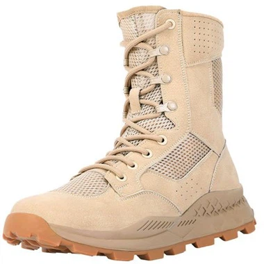 গ্রীষ্মকালীন আল্ট্রা-লাইট শক-শোষণকারী শ্বাসযোগ্য মেশ পুরুষদের ফিল্ড কমব্যাট বুট